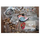 Flat of Misc. Jewelry