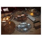 Vtg. Silver Serving Platter & More