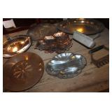 Vtg. Silver Serving Platter & More