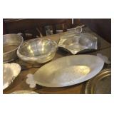 Vtg. Hammered Aluminum Pieces