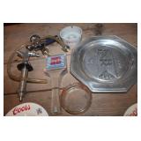 Vtg. Coors Ashtrays & More