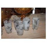 Vintage Amber Glass Serving Bowls & More