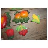 Vintage Chalkware Fruit and More