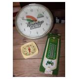 NIB John Deere Thermometer and More