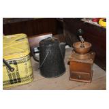 Vtg. Metal Tin, Coffee Grinder & More