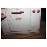 Vtg. Little Chef Toy Stove & Baby Cradle