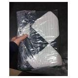 Beeiva Checkered Print Black Bathroom Runner Rug 2x6, Washable Ultra Thin Non Slip Laundry Room Rug Moroccan Stain Resistant Kitchen Runner, Modern Trellis Carpet for Hallway Bedroom Entryway Decor