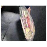 Amandir Dusty Pink Girl Baby Shower Decorations Welcome Baby Banner, Cake Topper, Paper Lanterns, Gold Balloons Pom Poms Flowers Tassels, Circle Dots Star Garland Gender Reveal Birthday Party Supplies