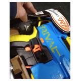 Nerf Rival Challenger MXXIV-1200 Motorized Blaster, Curved 12 Round Magazine, 18 Nerf Rival Accu-Rounds, Gifts for Teens GUN ONLY
