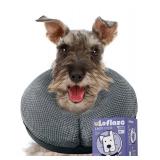 Loflaze Soft Inflatable Dog Cone Alternative - Neck Donut E Collar for Large, Medium, Small Dogs & Cats - Post Surgery Recovery Collar to Stop Licking - Grey