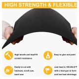 Kinlink Black ABS Plastic Sheet 8 x 12x 0.04 Flexible Moldable Impact Strength and High Tensile 1/25 Thick (1mm) Abs Sheet, Moldable Plastic DIY Materials for Home Decor and Handicrafts, 6 Pack