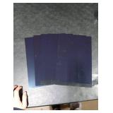 Kinlink Black ABS Plastic Sheet 8 x 12x 0.04 Flexible Moldable Impact Strength and High Tensile 1/25 Thick (1mm) Abs Sheet, Moldable Plastic DIY Materials for Home Decor and Handicrafts, 6 Pack