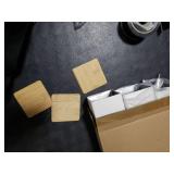 DIBALIYI 3 Pcs Tea Coffee Sugar Canisters, Black Metal Canister Storage Jar Container Set, Food Storage With 3 Spoons, Rust Resistant Powder Coated Iron Caddies for Kitchen Worktop Organizer (White)