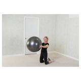 Black Mountain Products Professional Grade Stability Ball, Purple, 65 cm