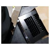 Wesiti 2 Pcs 12 x 6 Inch Vent Covers for Home Ceiling HVAC Sidewall Air Register 3 Way Vents Wall Register Solid Steel Manual Adjuster for Home Bathroom Toilet Office (Black)