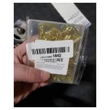 100pcs Mini Gold Heart Paper Clips, Small Cute Love Shaped Stainless Steel Metal Bookmarks for Document Note Sorting, Wedding Decoration, Crafts, Kids, Office Supplies