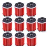 Vkinman Oil Filter Replacement for Yamaha YFZ450 YFZ450R YFZ450W YFZ450X YZ250F YZ450F WR250F(Pack of 10)