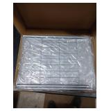 LINZINAR Shoe Rack 2 Tier Storage Organizer for Closet Entryway Metal Grey