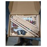 Hamiledyi 4 Layers Large Bird Playground 32 H Pet Parrot Playstand Gym Perch Wood Playpen for Parakeets Lovebirds Conure Cockatiel Cockatoos Finch Budgies or Other Small and Medium Sized Birds