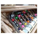 Hamiledyi 4 Layers Large Bird Playground 32 H Pet Parrot Playstand Gym Perch Wood Playpen for Parakeets Lovebirds Conure Cockatiel Cockatoos Finch Budgies or Other Small and Medium Sized Birds