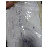 PartyVillage 4 Panels 5ftx30ft White Ceiling Drapes for Wedding Parties 30 FT Extra Long Thick Polyester Wrinkle-Free Drapery Tent Decor Decorations for Birthday Party Ceremony Stage Swag