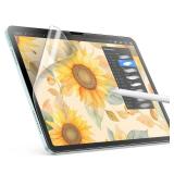 JETech Paper Screen Protector for iPad Air 11-Inch M3/M2 (2025/2024), Anti-Glare, Matte PET Film for Drawing, 1-Pack