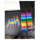 Eersida Stacking Crayons Colorful Stackable Buildable Crayons Rainbow Pencils Party Favors for Kids Coloring School Office Supplies Party Favor