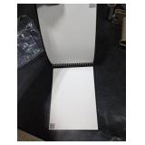 Rocketbook Flip Reusable Smart Notepad | Eco-Friendly, Digitally Connected Notebook for Ambidextrous Writers | Dotted & Lined Combo, 6 x 8.8, 36 PG, Navy, with Pen, Cloth, and App Included NOTEBOO