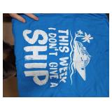 This Week I Don´t Give a Ship Cruise Trip Vacation funny T-Shirt 2xl
