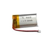 AOLIKES 902035 Battery, 3.7V 600mAh Lipo Rechargeable Battery Pack with JST Ph1.25-2Pin Plug for Bluetooth Speaker, Mini DVR, Pet GPS, Driving Recorder, Dash Cam Battery Replacement