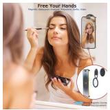 Doflyesky Magnetic Phone Ring Holder with Magsafe, Double Adjustable Gym Finger Ring Grip, Removable Phone Grip, for iPhone, iPad and Smartphones, Compatible with Magnetic Car Mount (Colorful)