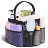 Eudele Mesh Shower Caddy Portable for College Dorm Room Essentials, 8-Pocket Large Capacity Shower Bag for Beach, Swimming, Gym