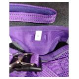 Dog Harness with Leash Set, No Pull Adjustable Reflective Step-in Puppy Pet Vest Harnesses for Small Medium Large Dogs and Cats,Purple S