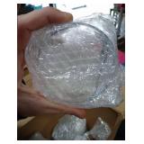 Baderke 12 Pcs 5 oz/ 150 ml Don Julio Tequila Bottles with Cork and Straw Mini Empty Flat Patron Bottles Reusable Tiny Liquor Jar Shot Glass with Blue Silk Ribbon for Wedding Party Decoration