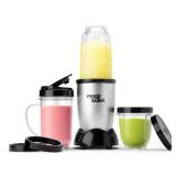 Magic Bullet Blender, Small, Silver, 11 Piece Set