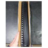 ENONCI Updated Cable Raceway Kit - 77 (5x15.4) Inch Open Slot Wire Covers for Cords, Under Desk Cable Management System to Hide Under Desk/Tv/Computer/Net/Power Cords, (Pack 5)