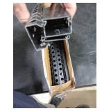 ENONCI Updated Cable Raceway Kit - 77 (5x15.4) Inch Open Slot Wire Covers for Cords, Under Desk Cable Management System to Hide Under Desk/Tv/Computer/Net/Power Cords, (Pack 5)