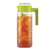 Takeya Airtight Pitcher - Everyday-Use Airtight Pitcher for Iced Tea & More - Clear Pitcher with Lid - Lightweight Kitchen Essential - Spill-Proof & Durable Kitchenware - 2 Quart, Avocado