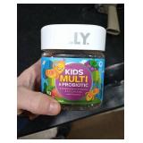 OLLY Kids Multivitamin & Probiotic Gummy, Digestive Support, Vitamins A, D, C, E, B, Zinc, Chewable Supplement, Berry Flavor, 35 Day Supply - 70 Count