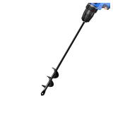 HUAPPNIO Garden Tools Blub Planter for Planting Auger Drill Bit 1.57x17.7 Inches