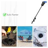 HUAPPNIO Garden Tools Blub Planter for Planting Auger Drill Bit 1.57x17.7 Inches