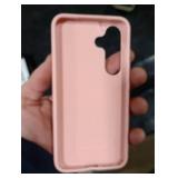 FNTCASE for Samsung Galaxy S24 Case: Dual Layer Heavy Duty Cell Phone Protective Cover Shockproof Rugged with Non-Slip Textured - Military Drop Protection Bumper Tough - 2024, 6.2inch Sakura Pink