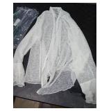 Womens Bolero Shrugs for Evening Dresses Elegant Cropped Shrug Long Sleeve Cardigan Lightweight Knit Cover Up (Cream,XL)