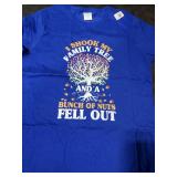 Shook My Family Tree Nuts Fell Out Funny Reunion Genealogy T-Shirt M