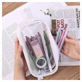 Mr. Pen- Clear Pencil Pouch, White, Clear Pencil Case, Pencil Bags, Clear Pouch