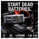 NOCO Boost GB50: 1500A UltraSafe Jump Starter 12V Lithium Battery Booster Pack, Portable Jump Box, Power Bank & Jumper Cables - for 7.0L Gas and 4.5L Diesel Engines