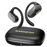 Monster Open Ear AC312 Headphones, Bluetooth 5.4, Wireless Earbuds with ENC Noise-Cancelling Mic, Immersive Stereo Sound by 16mm Large Drivers, Clear Calls, 32H Playtime, Sport Earbuds for Gym