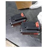 UADCA 4.0Ah 20v Max Lithium Battery Compatible with Black and Decker Drills, Weed Eaters & Power Tools, Replace LBXR20 LB20 LBX20 LBXR2040 LB2X4020-OPE - 2 Packs (Black and Gray)