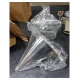 Confectionery Funnel Stainless Steel with Stand and 3 Nozzles, Commercial Grade Cake Decorating Tool Bakery Use, Precise Dispensing and Filling