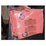 LEMOMO Blackout Curtains 52 x 90 Inch Long Coral Curtains Set of 2 Panels Room Darkening Curtains for Bedroom and Living Room